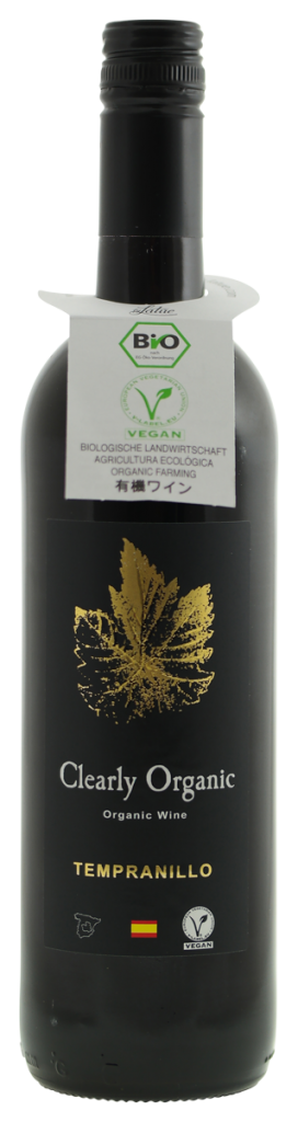 Clearly Organic BIO RED - biologische Spaanse wijn met tempranillo en garnacha druiven